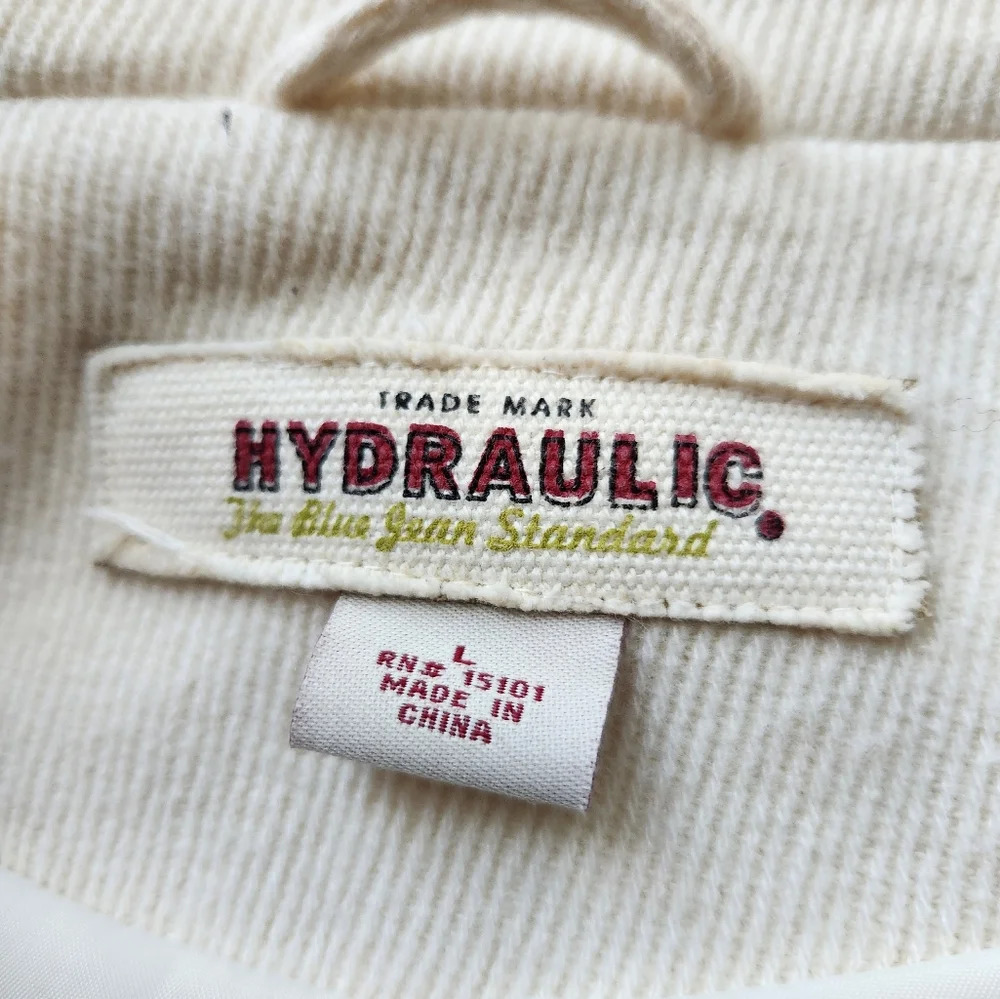 Hydraulic Cream Peacoat Women Size Large - Picture 7 of 7